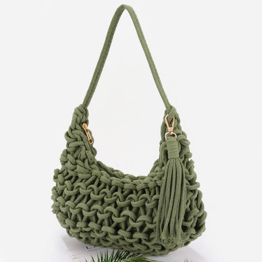 Handmade Cotton Braided Shoulder Bag
