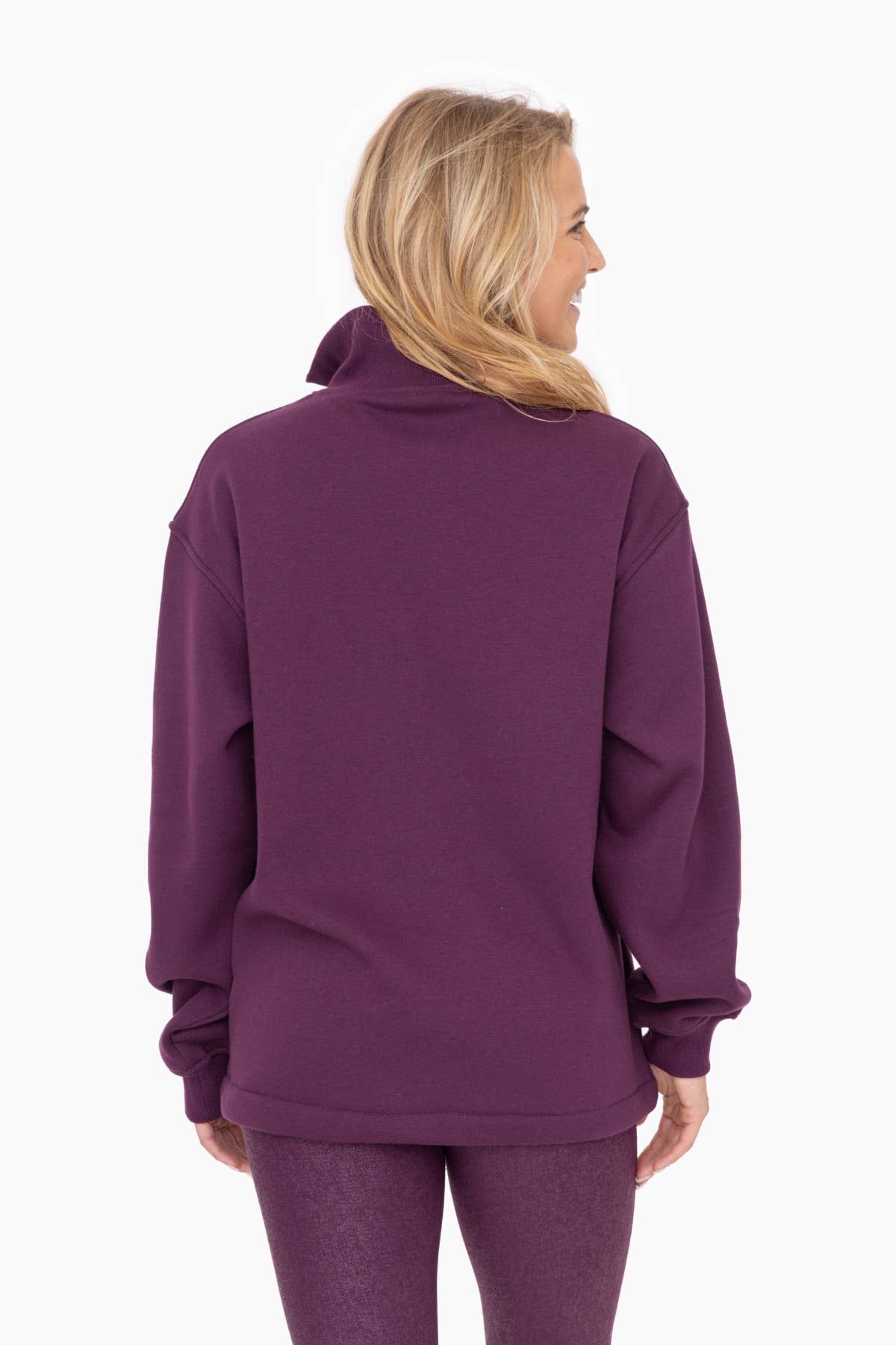Half-Zip Drawstring Pullover Sweatshirt