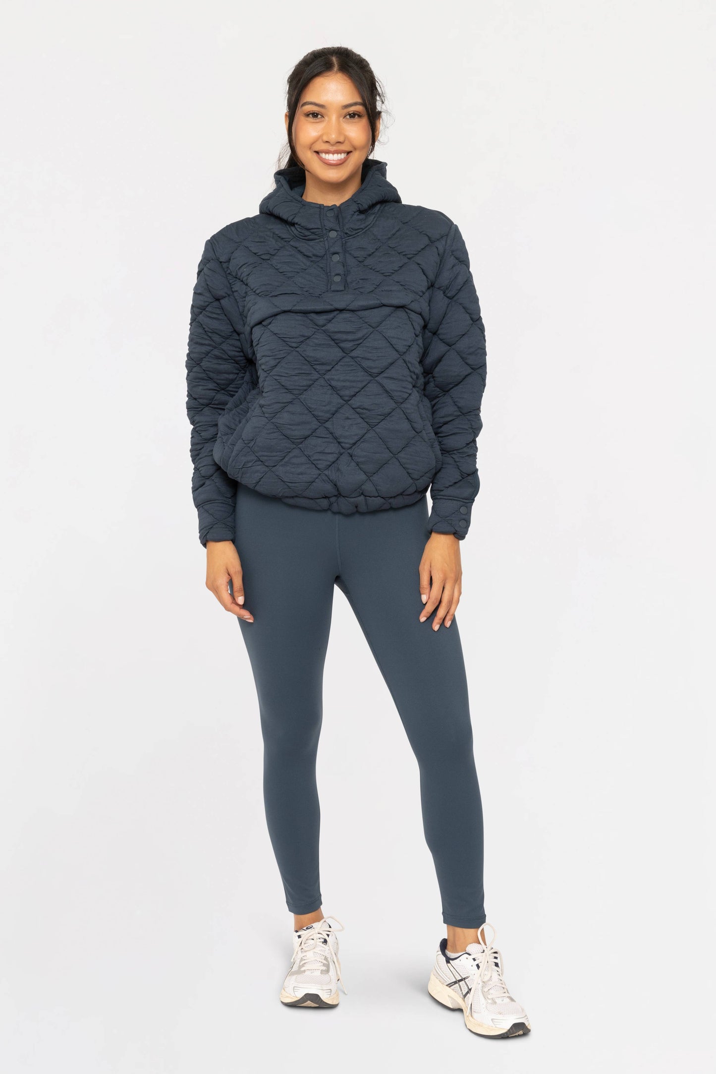 Midnight Lycra-Blend Sweetheart Back Leggings