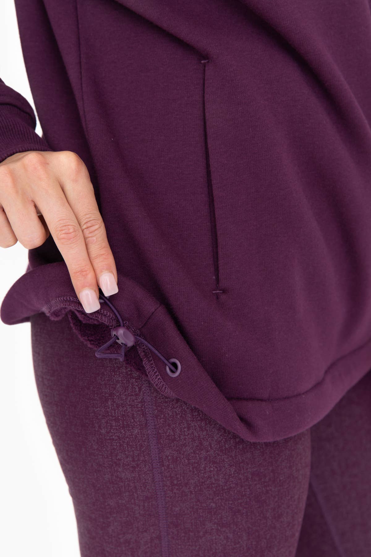 Half-Zip Drawstring Pullover Sweatshirt