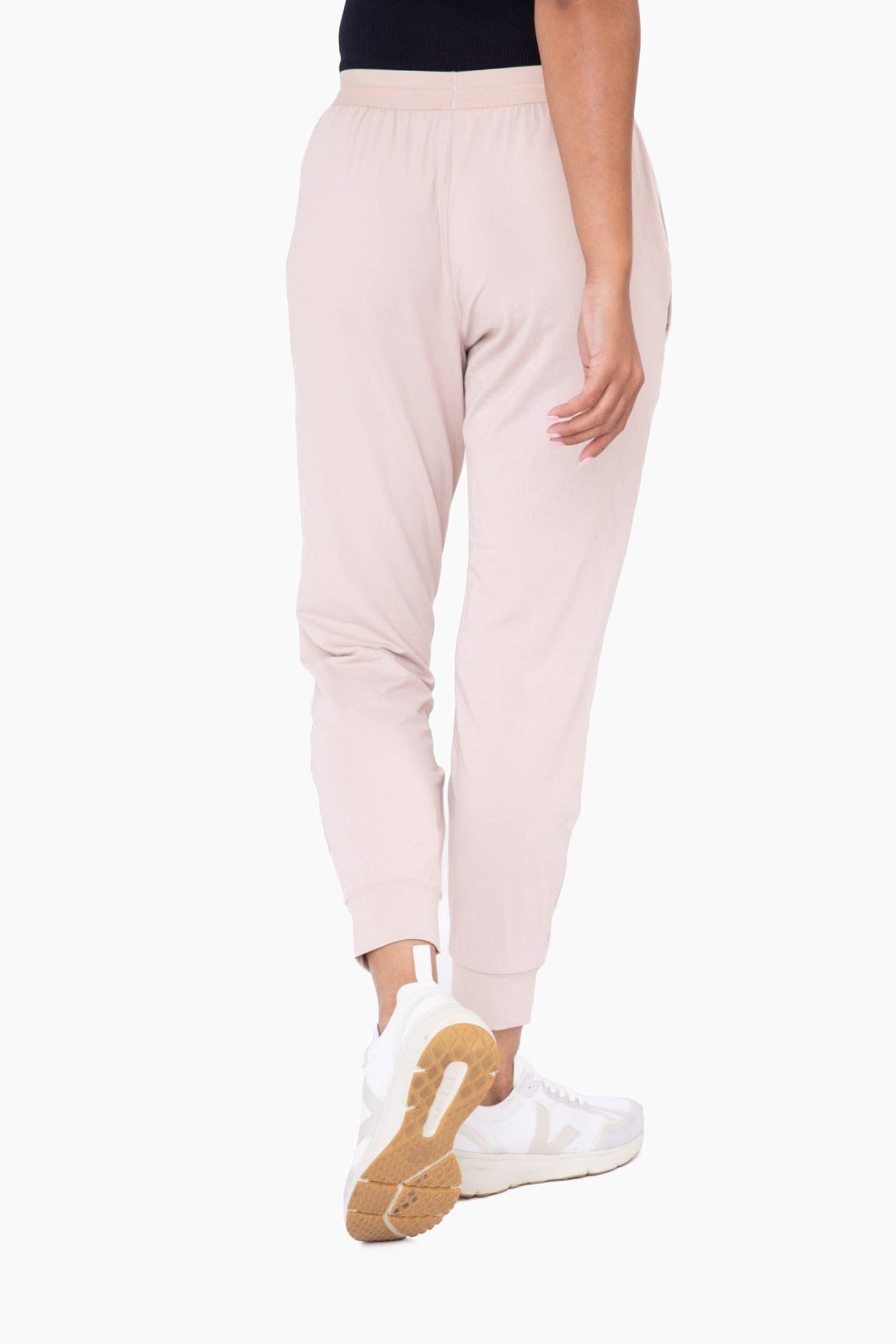 Activewear Drawstring Joggers with Textured Interior